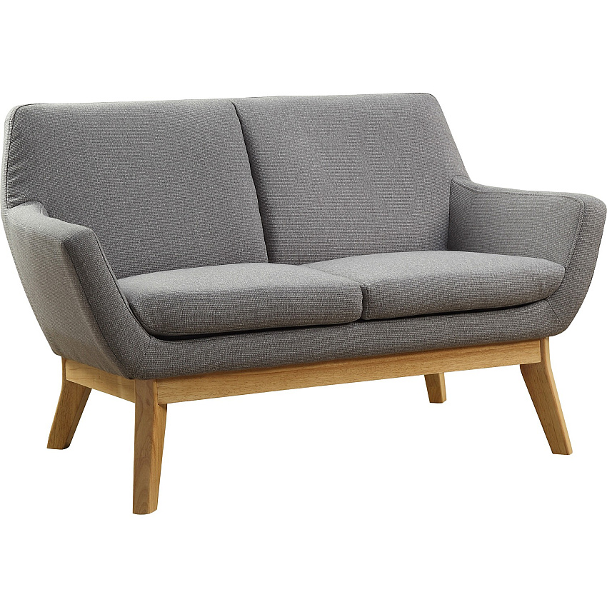 Lorell Quintessence Collection Loveseat 32.8" Height x 19.8" Width x 53.1" Length - Finish: Gray (LLR68962)