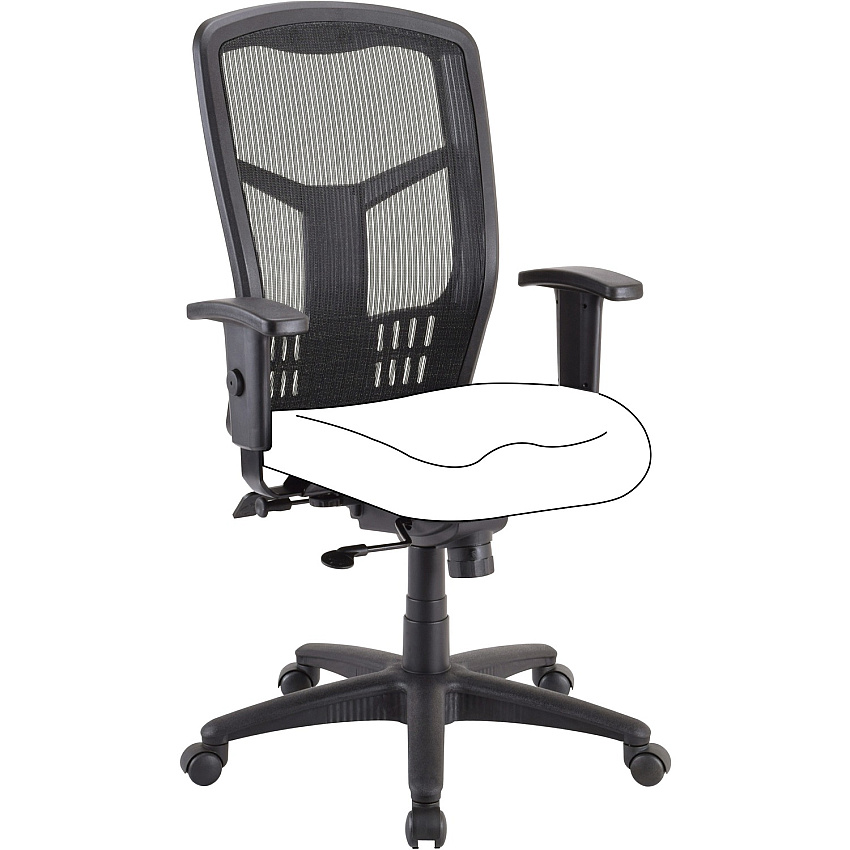 Lorell Ergomesh Executive Mesh High-Back Chair (86205) Frame Black - 1 Each (LLR86212)