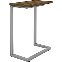 Lorell Quintessence Collection Cantilever Table Walnut Rectangle Top - Cantilever Base - 9.90