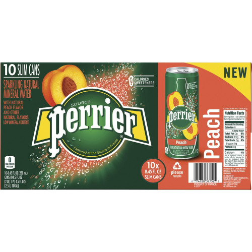 Perrier Slim Can Mineral Water Beverage (074780377515)