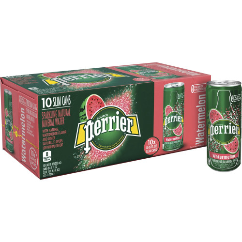 Perrier Slim Can Mineral Water Beverage (074780447096)