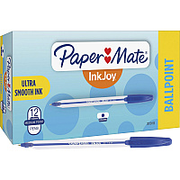 Paper Mate InkJoy 50 Stick Ballpoint Pens Medium Pen Point - Blue Ink - 1 Dozen (2013155)