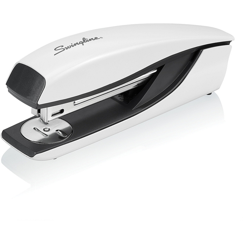 Swingline NeXXt Series WOW Desktop Stapler 40 Sheets Capacity - 1 Each - White - Metal (55047001)