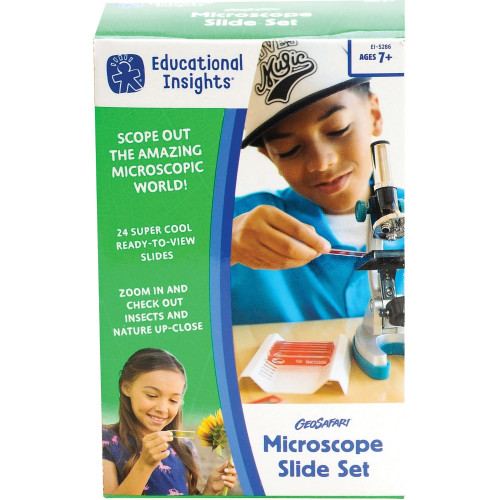 Educational Insights GeoSafari Microscope Slide Set (5286)