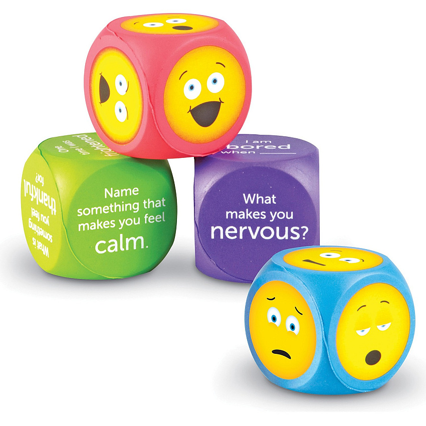 Learning Resources Soft Foam Emoting Cubes Learning Toy - Theme/Subject: Learning - 3 Year & Up - Multi (LER7289)