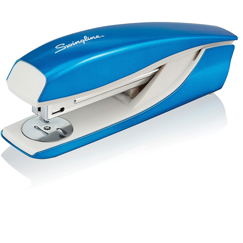 Swingline NeXXt Series WOW Desktop Stapler Staples Upto 40 Sheet - Blue, White - Metal - 1 Each (55047036)