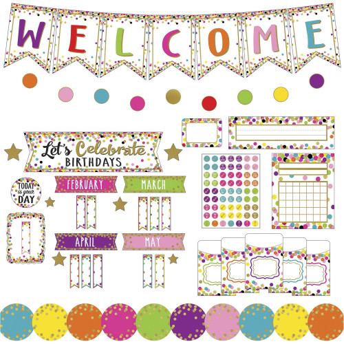 Teacher Created Resources Confetti Decor Bulletin Set (9460)