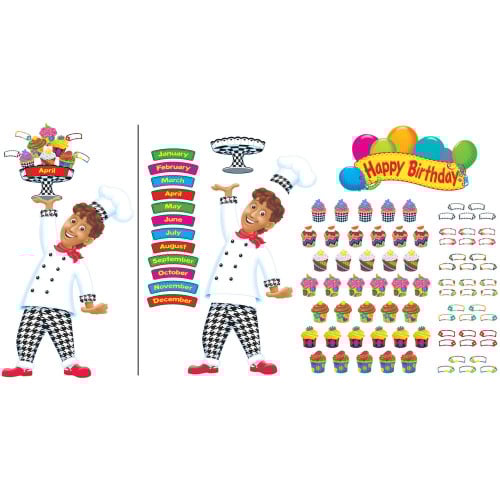 Trend Happy Birthday Bake Shop Bulletin Board Set (8350)