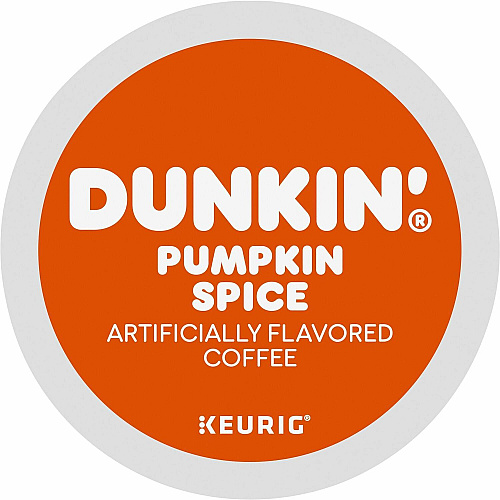 Dunkin Donuts Dunkin'&reg; K-Cup Pumpkin Spice Coffee Compatible with K-Cup Brewer - Medium - K-Cup - 22 / Box (7596)