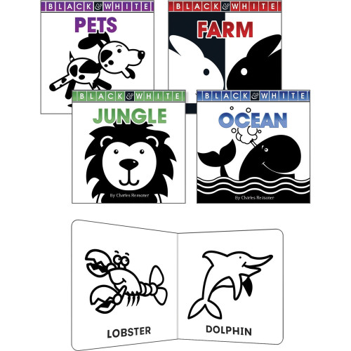 Rourke Educational Black & White Board Book Set Printed Book (418822)