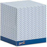 Genuine Joe Cube Box Facial Tissue 2 Ply - Interfolded - White - 85/Box - 1728 / Pallet (GJO26085PL)