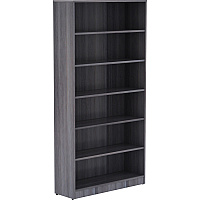 Lorell Laminate Bookcase 6 Shelf(ves) - 72