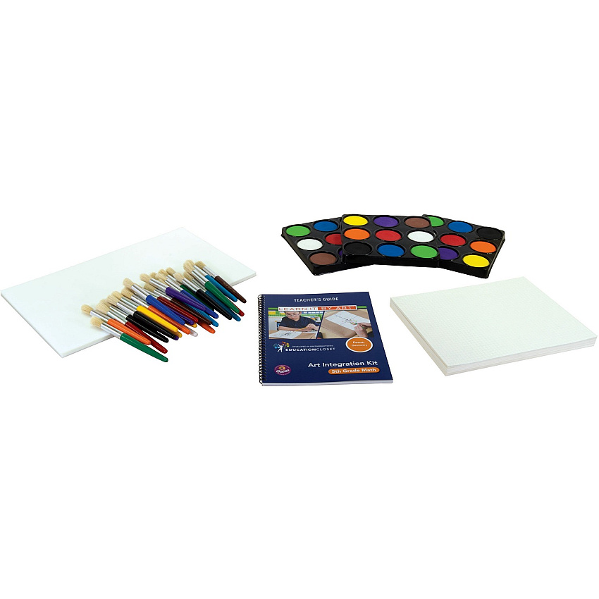 Pacon&reg; 5th-Grade Math Art Integration Kit Skill Learning: Science, Technology, Engineering, Mathematics, Planning - 1 Kit (100108)