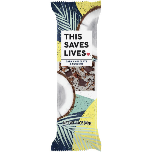 This Bar Saves Lives This Saves Lives Dark Chocolate & Coconut Bar (00457)