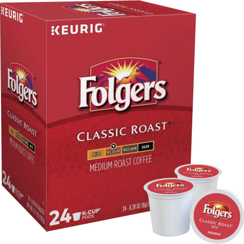Folgers Gourmet Selections Classic Roast Coffee K-Cups, 96/Carton (6685CT)