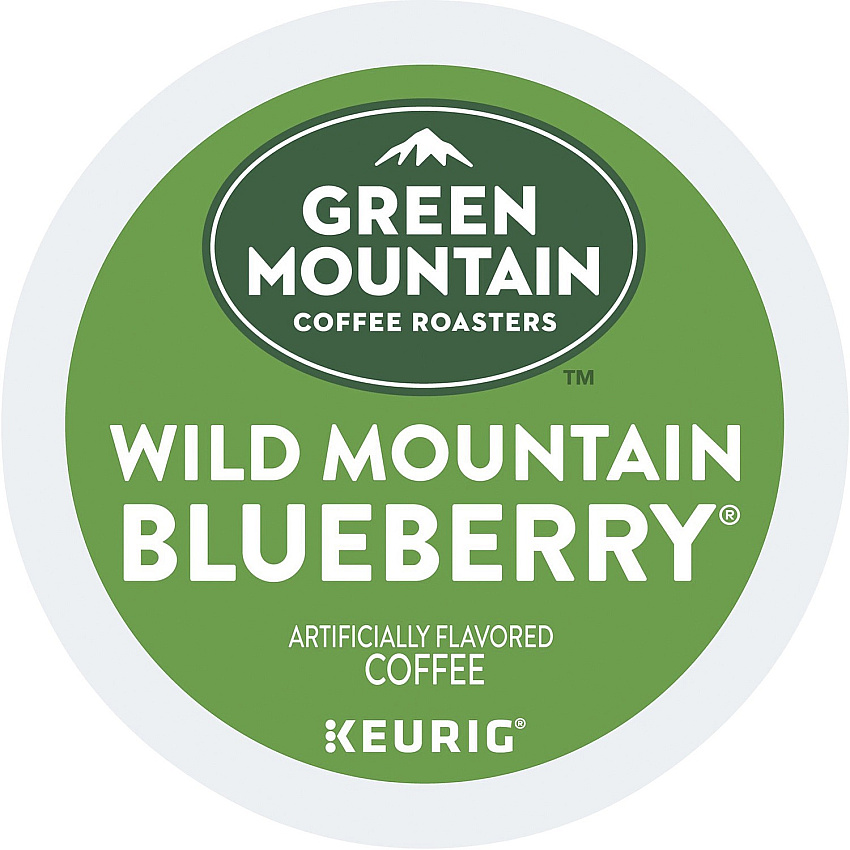 Green Mountain Coffee Roasters&reg; K-Cup Wild Mountain Blueberry Coffee Compatible with Keurig Brewer - K-Cup - Mountain Blueberry - 24/Box - 4 / Carton (6783CT)