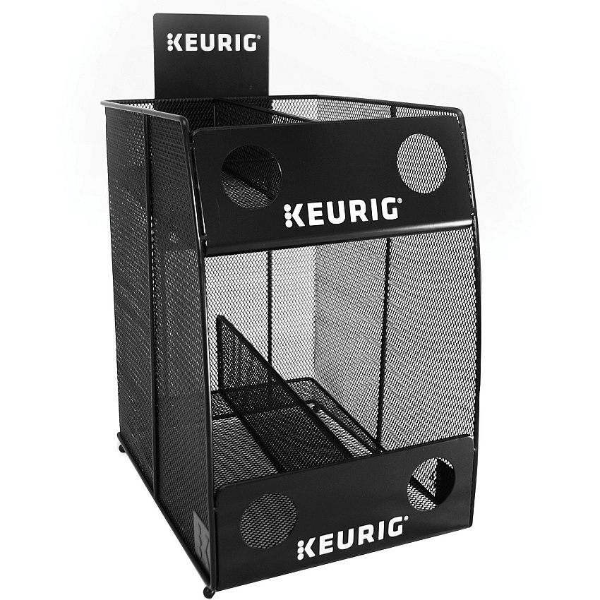 Keurig Mesh K-Cup&reg; Pod 4-Sleeve Storage Rack Metal - 1 / Carton (7582)
