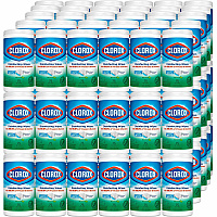 Clorox Disinfecting Wipes, Bleach-Free Cleaning Wipes For Multipurpose - Fresh Scent - Recommended For: Bacteria Remover, Virus Remover, Germs Remover - Bleach-free, Pre-moistened, Phosphorous-free, Easy Tear, Easy to Use, Antibacterial - White  (01656PL)