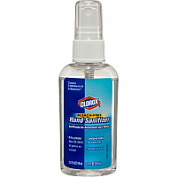 Clorox Commercial Solutions Hand Sanitizer Spray 2 fl oz - Spray Bottle Dispenser - Kill Germs - Hand - Moisturizing - Clear - Bleach-free, Non-sticky, Non-greasy - 5208 / Pallet (02174PL)