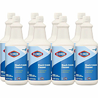 CloroxPro&trade; Bleach Cream Cleanser 32 fl oz (1 quart) - Clear - 512 / Pallet (30613PL)