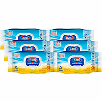 Clorox Disinfecting Cleaning Wipes Flex Pack For Multi Surface, Multipurpose - Wipe - Crisp Lemon Scent - Bleach-free, Antibacterial - White - 75/Pack - 300 / Bundle (31404BD)