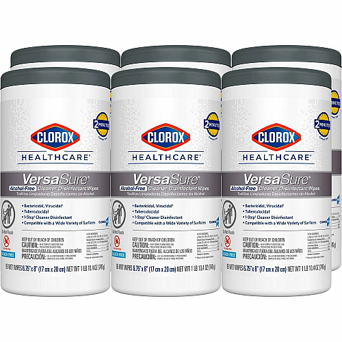 Clorox Healthcare VersaSure Cleaner Disinfectant Wipes (31757PL)