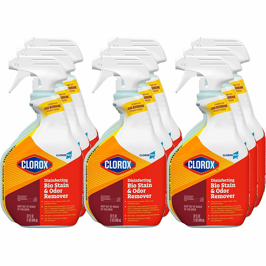 CloroxPro™ Disinfecting Bio Stain & Odor Remover Spray 432 / Pallet (31903PL)