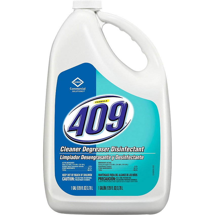 Clorox Commercial Solutions Formula 409 Cleaner Degreaser Disinfectant Refill 128 fl oz (4 quart) - Disinfectant - Clear - 108 / Pallet (35300PL)