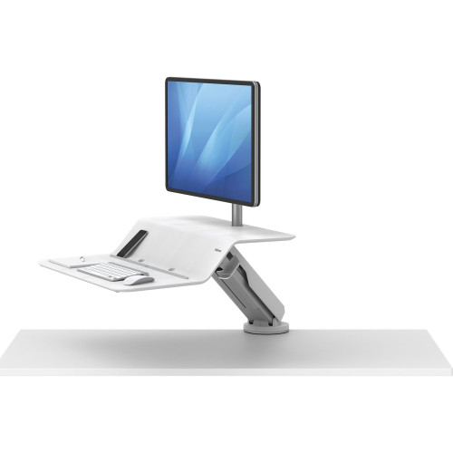 Fellowes Lotus RT Sit-Stand Workstation White Single (8081701)