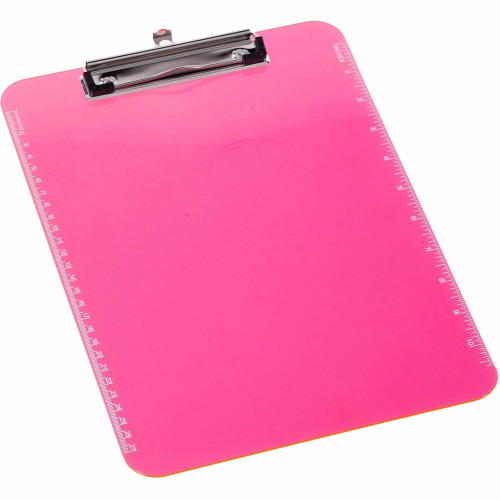 Business Source Flat Clip Plastic Clipboard (01868BD)