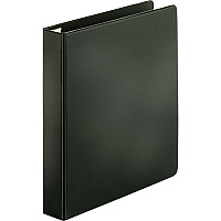 Business Source EasyOpen Locking Slant-D Ring Binders 1 1/2" Binder Capacity - Letter - 8 1/2" x 11" Sheet Size - 325 Sheet Capacity - Fastener(s): Slant D-Ring - Pocket(s): Inside Front & Back - Polypropylene, Chipboard - Black - Locking Ring, (BSN26968)