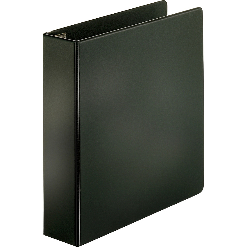 Business Source EasyOpen Locking Slant-D Ring Binders 2" Binder Capacity - Letter - 8 1/2" x 11" Sheet Size - 500 Sheet Capacity - Fastener(s): Slant D-Ring - Pocket(s): Inside Front & Back - Polypropylene, Chipboard - Black - Locking Ring, Non (BSN26969)