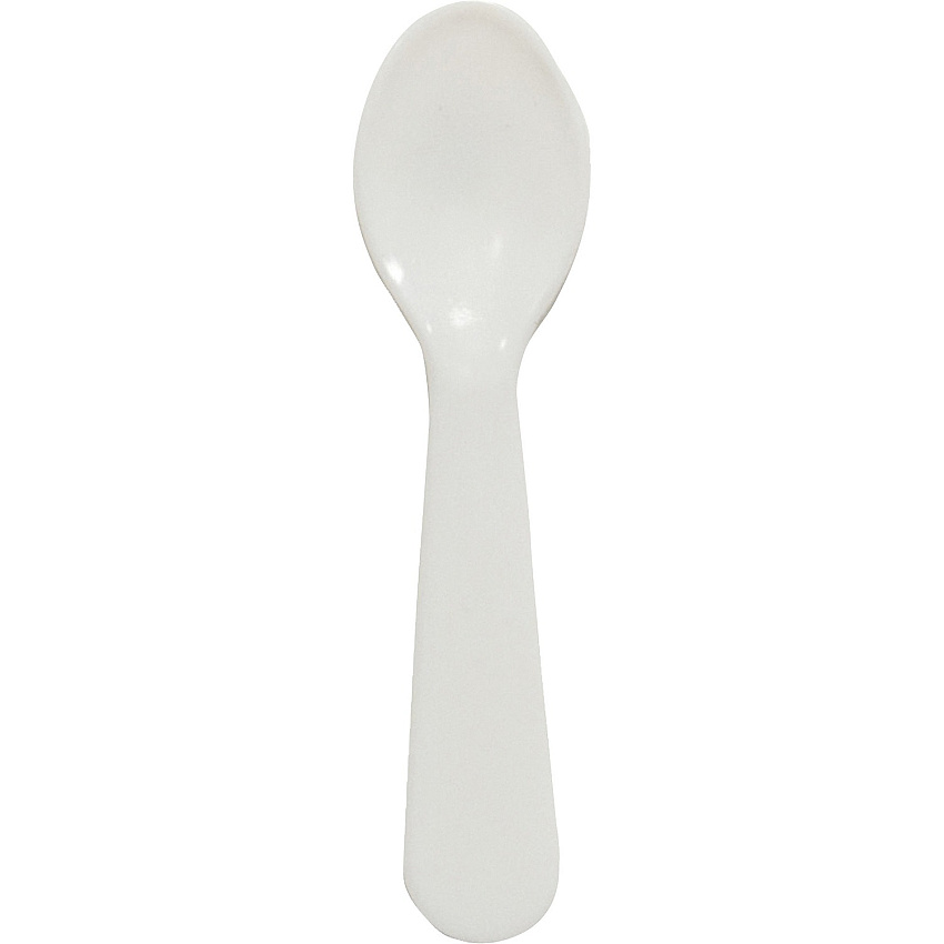 Solo Taster Spoons Food Specialty Spoon - White - 3000 / Carton (00080022)