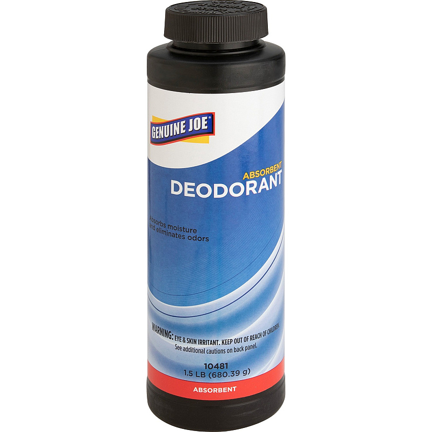 Genuine Joe Deodorizing Absorbent 24 oz (1.50 lb) - Recommended For: Odor Remover - Easy to Use, Absorbent, Caustic-free, Deodorant, Deodorize, Non-corrosive, No-mess, Non-hazardous - Light Brown - 1 Bottle (GJO10481)