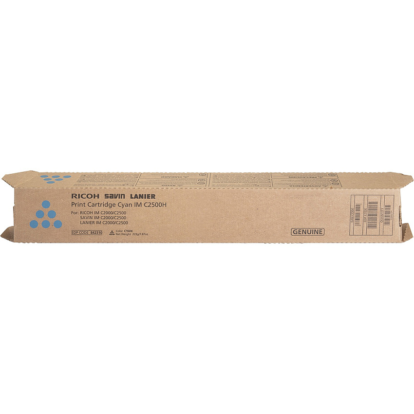Ricoh Original Laser Toner Cartridge - Cyan - 1 Each 10500 Pages (842310)