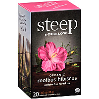 Bigelow Rooibos Hibiscus Herbal Tea Bag Herbal Tea - 1.6 oz - 20 Teabag - GMO Free - Kosher - Organic - 20 / Box (17713)