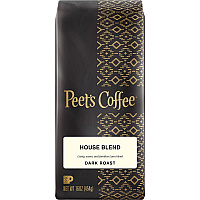 Peet's Coffee&trade; Whole Bean House Blend Coffee Dark - 16 oz - Whole Bean - 1 Each (500350)
