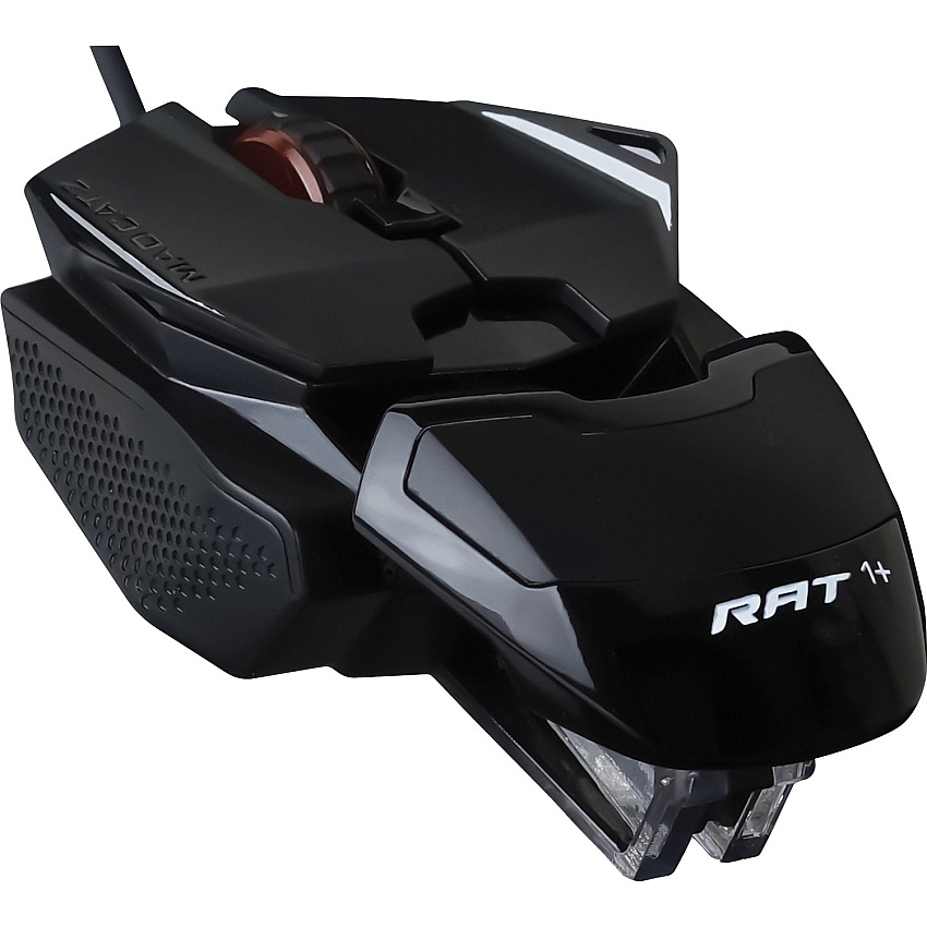 Mad Catz The Authentic R.A.T. 1+ Optical Gaming Mouse Optical - Cable - USB - 2000 dpi - Scroll Wheel - 1 Each (MR01MCAMBL00)