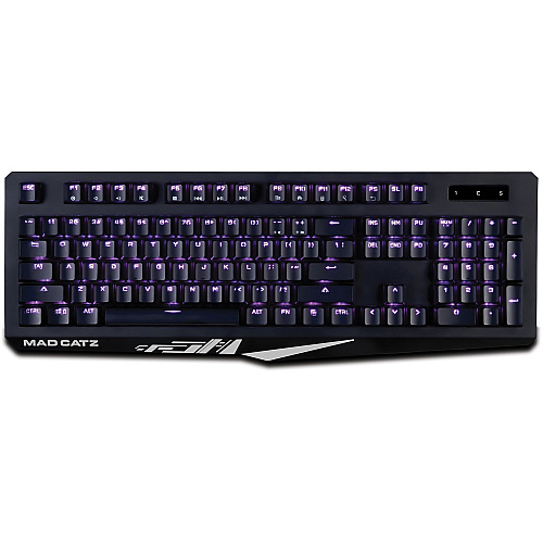 Mad Catz The Authentic S.T.R.I.K.E. 4 Mechanical Gaming Keyboard - Black Cable Connectivity - Multimedia Hot Key(s) - Windows - Mechanical Keyswitch (KS13MMUSBL00)