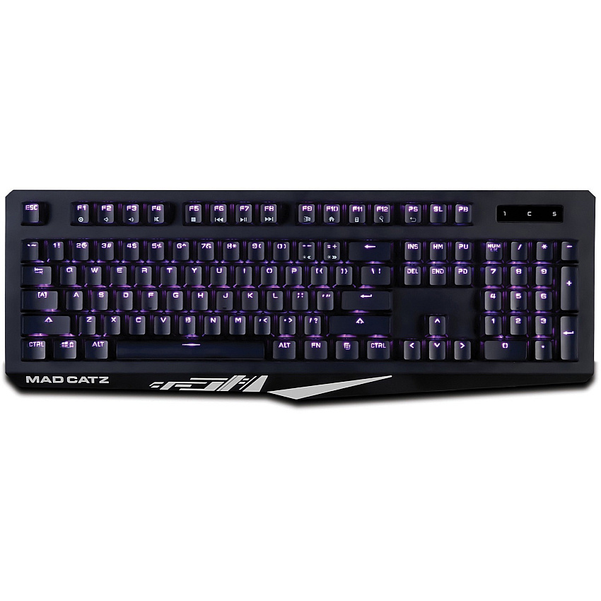 Mad Catz The Authentic S.T.R.I.K.E. 4 Mechanical Gaming Keyboard - Black Cable Connectivity - Multimedia Hot Key(s) - Windows - Mechanical Keyswitch (KS13MMUSBL00)