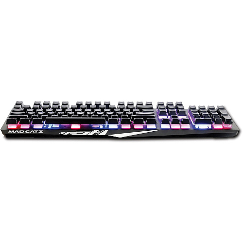 Mad Catz The Authentic S.T.R.I.K.E. 2 Membrane Gaming Keyboard - Black Cable Connectivity - Multimedia Hot Key(s) - Membrane Keyswitch (KS13MRUSBL00)