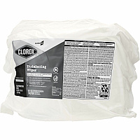 CloroxPro&trade; Disinfecting Wipes For Multipurpose - Fresh Scent - 7" Length x 7" Width - Bleach-free, Pre-moistened, Antibacterial - White - 700/Bag - 1 Each (31428)