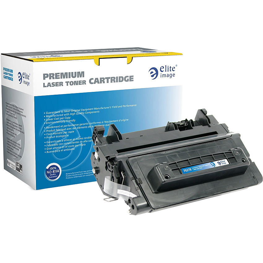 Elite Image Remanufactured Extended Yield Laser Toner Cartridge - Alternative for HP 64A (CC364A) - Black - 1 Each 18000 Pages (76278)