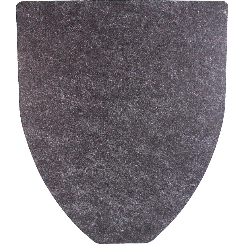Genuine Joe Disposable Urinal Floor Mat Urinal - 21" Length x 17.40" Width x 0.300" Thickness - Fiber - Charcoal Black - 6 / Carton (GJO85160)