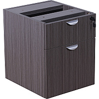 Boss Hanging Pedestal 3/4 Box/File 19" Height x 16" Width x 18" Depth - Total Drawer(s): 2 - 1 Each (N108DW)