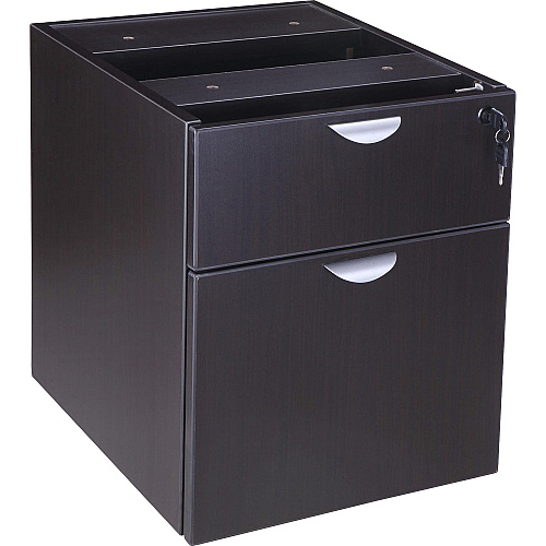 Boss Hanging Pedestal 3/4 Box/File 19" Height x 16" Width x 18" Depth - Total Drawer(s): 2 - 1 Each (N108MOC)