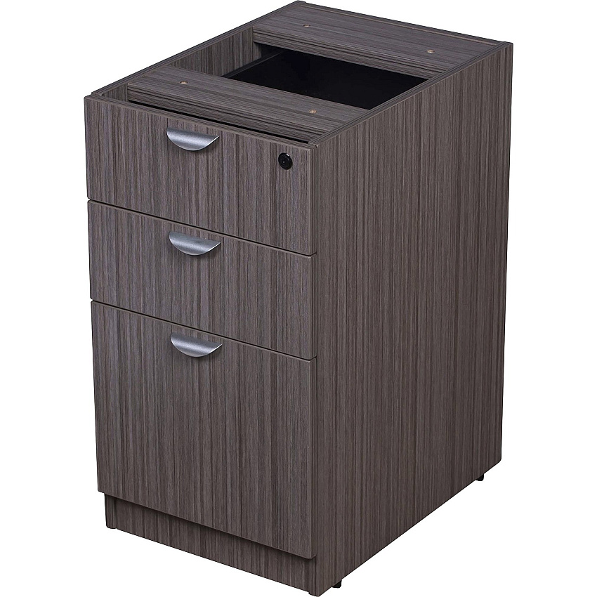 Boss Pedestal - 3-Drawer 28.5" Height x 16" Width x 22" Depth - Total Drawer(s): 3 - 1 Each (N166DW)