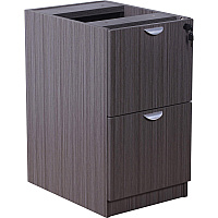 Boss Full Pedestal File/File 28.5" Height x 26" Width x 22" Depth - Total Drawer(s): 2 - 1 Each (N176DW)