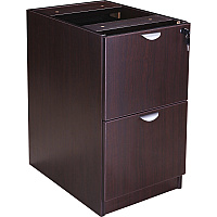 Boss Full Pedestal File/File 28.5" Height x 26" Width x 22" Depth - Total Drawer(s): 2 - 1 Each (N176MOC)