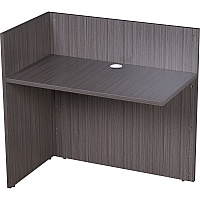 Boss Reception Return Shell 29" Height x 42" Width x 24" Depth - 1 Each (N180DW)